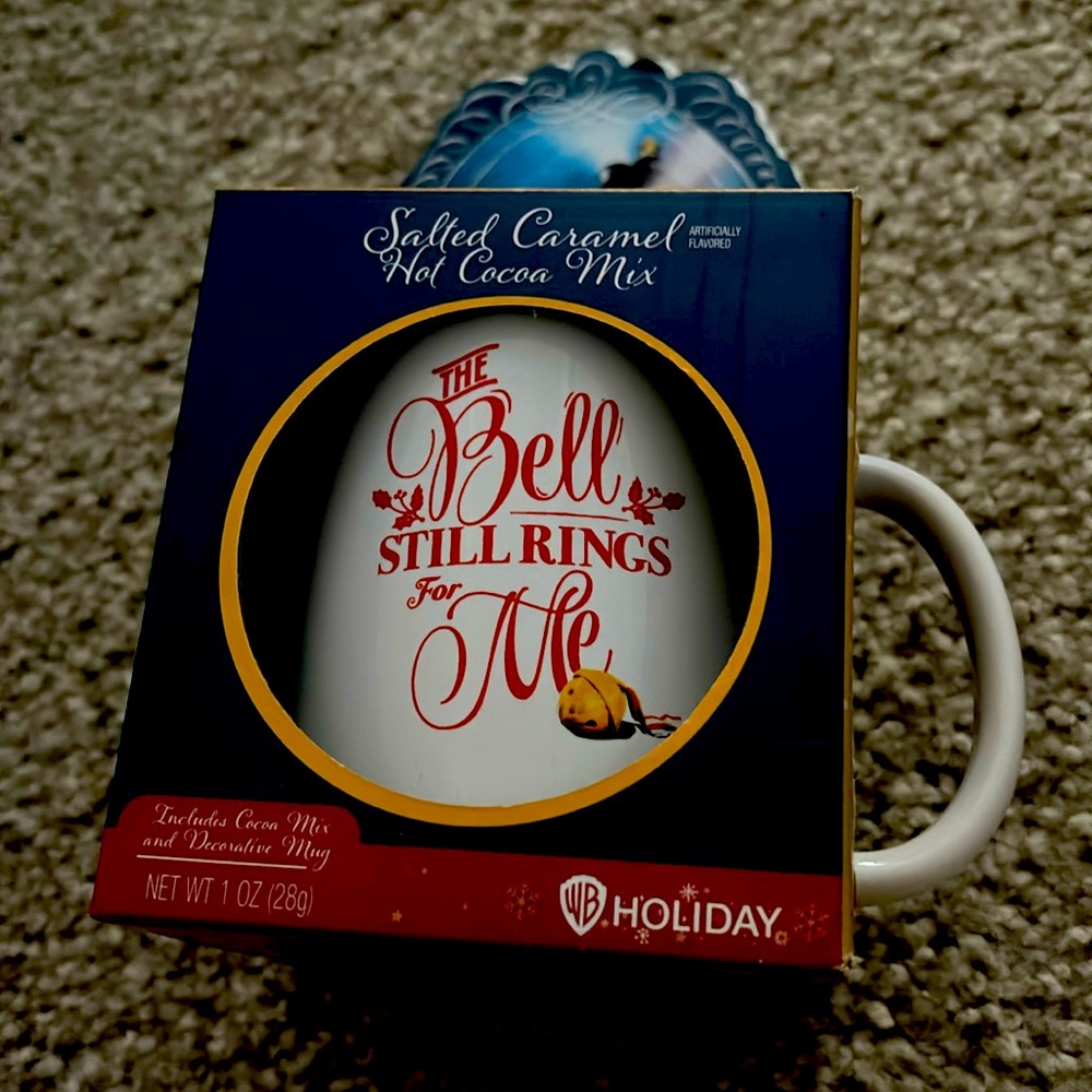 The Polar Express mug with cocoa mix